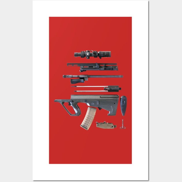 Steyr AUG A3 Wall Art by ScaarAT